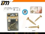 Ξυλόβιδες - 4mm×25mm - Σετ 12 πακέτα των 30 τεμαχίων - 200461