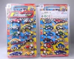 Σετ αυτοκινητάκια με Pull Back - 12pcs - 1988C - 233155