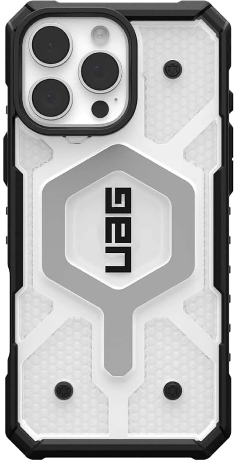 Urban Armor Gear 114464114343 mobile phone case 16 cm (6.3") Cover Black, Grey, White