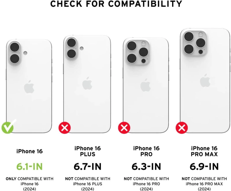 Urban Armor Gear 114464114343 mobile phone case 16 cm (6.3") Cover Black, Grey, White