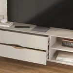 Έπιπλο τηλεόρασης Marquise Megapap χρώμα sandstone 150x35x56εκ.