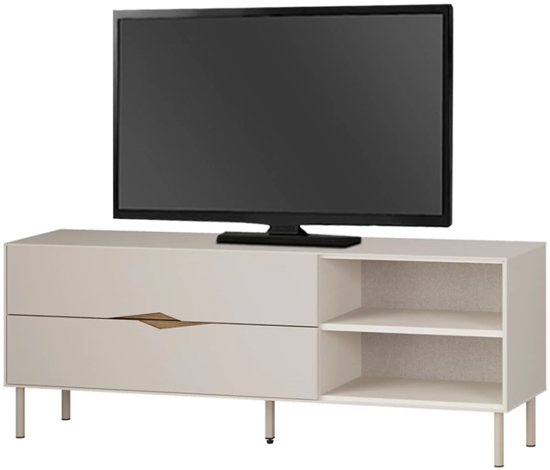 Έπιπλο τηλεόρασης Marquise Megapap χρώμα sandstone 150x35x56εκ.