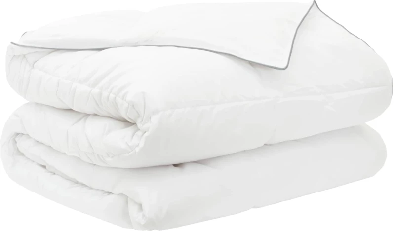 vidaXL Σετ πάπλωμα Λευκό 200 x 220 cm Βαμβάκι, Μπαμπού, Πολυεστέρας