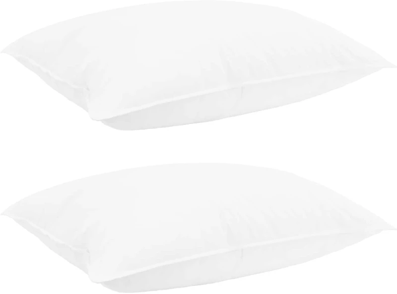vidaXL Σετ πάπλωμα Λευκό 200 x 220 cm Βαμβάκι, Μπαμπού, Πολυεστέρας