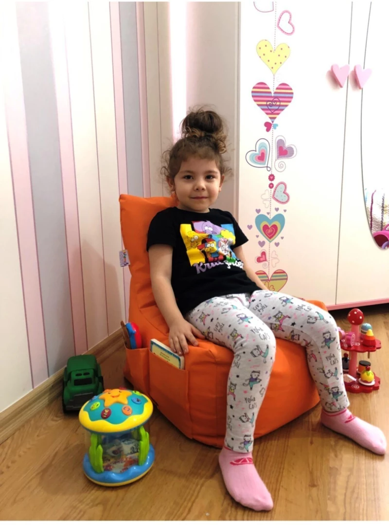 Stewehome Παιδική πολυθρόνα αχλάδι για ηλικίες 1 έως 8 ετών 35x40x60 cm
