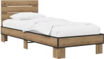 vidaXL Κρεβάτι με Κεφαλάρι Artisan Δρυς 80 x 200 cm Επεξεργασμένο Ξύλο