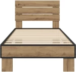 vidaXL Κρεβάτι με Κεφαλάρι Artisan Δρυς 80 x 200 cm Επεξεργασμένο Ξύλο