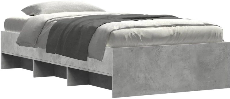 vidaXL Σκελετός Κρεβατιού Γκρι Sonoma 80 x 200 cm Επεξεργασμένο Ξύλο
