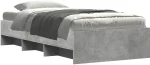vidaXL Σκελετός Κρεβατιού Γκρι Sonoma 80 x 200 cm Επεξεργασμένο Ξύλο