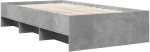 vidaXL Σκελετός Κρεβατιού Γκρι Sonoma 80 x 200 cm Επεξεργασμένο Ξύλο