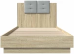 vidaXL Κρεβάτι με Κεφαλάρι Sonoma Δρυς 80 x 200 cm Επεξεργασμένο Ξύλο