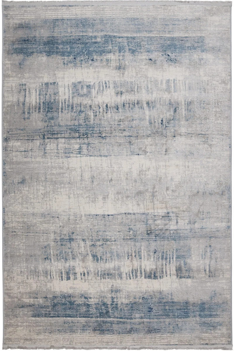 Χαλί Piave B406F Light Grey-Blue Βιοκαρπέτ 80X150cm