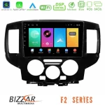 Bizzar F2 Series 8Core Android16 4+64GB  Nissan NV200 Navigation Multimedia Tablet 9"   (Μαύρο)