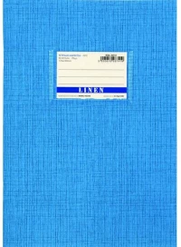 A&G Τετράδιο Ριγέ Linen 17x25 Ciel 50φ. 70gr