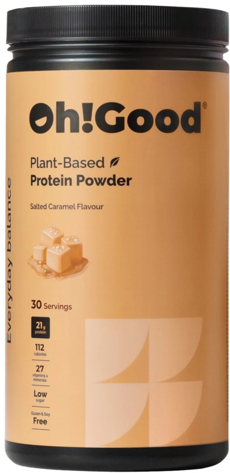 Oh! Good Plant Based Protein Powder [900 Γραμμάρια] Αλμυρή καραμέλα