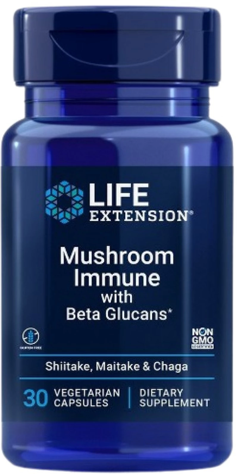 Life Extension Mushroom Immune with Beta Glucans [30 Κάψουλες]