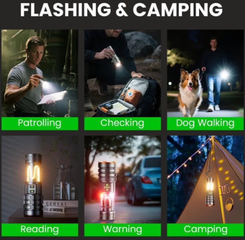 Καμπάνια YM‑G580 Rechargeable LED Flashlight