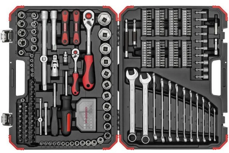 GEDORE red Socket Set 1/4 + 1/2 232-pieces