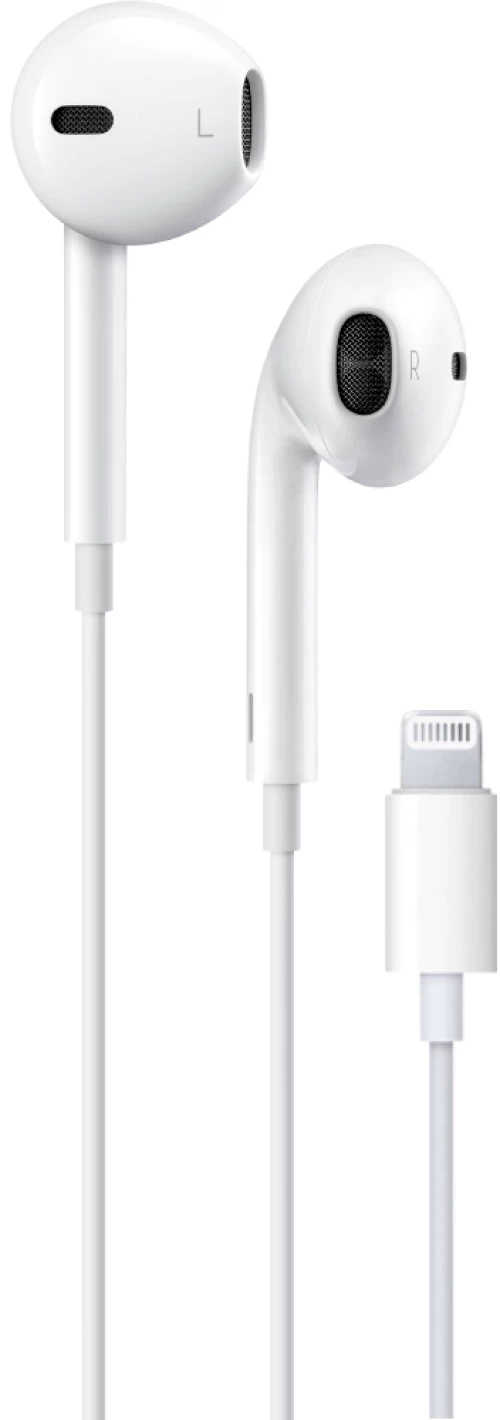 Hands Free Stereo Apple EarPods (2024) Lightning MWTY3ZM/A Λευκό