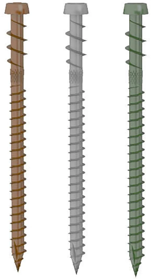 Βίδες ξύλου torx για πάτωμα Ø5 x 40mm - Καφέ