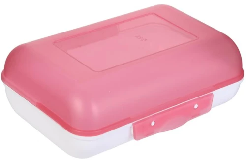 Lunch box πλαστικό-διαφανές 19x14x7.15εκ