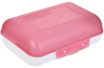 Lunch box πλαστικό-διαφανές 19x14x7.15εκ