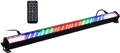 LIGHT4ME BASIC LIGHT BAR LED 8 RGB MKII BK IR με τηλεχειριστήριο
