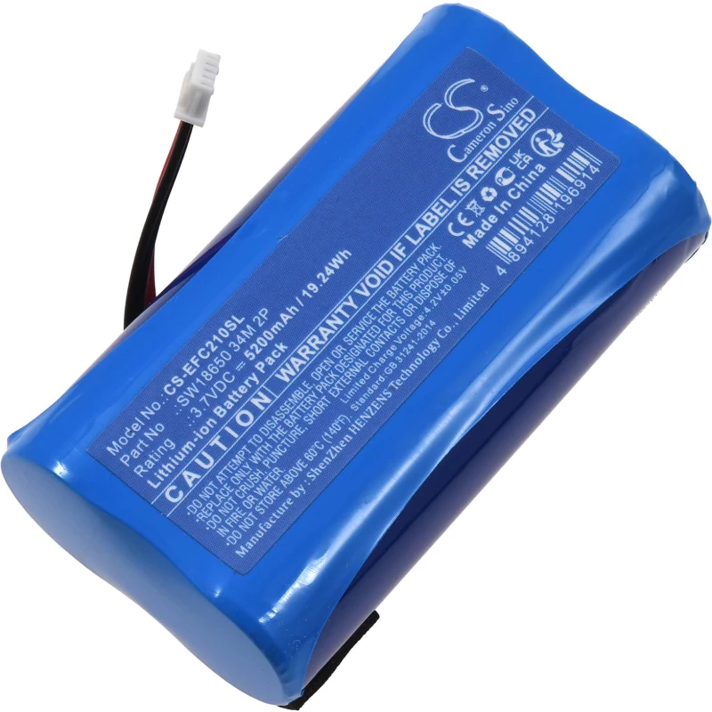 Μπαταρία για surveillance camera Security efuy SoloCam C210 type SW18650 34M 2P 5200mAh/19Wh