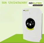 Ρυθμιστής Ηλιακής Φόρτισης MPPT Solar Charge Controller 12V/24V/36V/48V 50A LCD Display GDSuper GD-50A-1