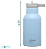 Kiokids Παγούρι Θερμός 350ml Σιελ