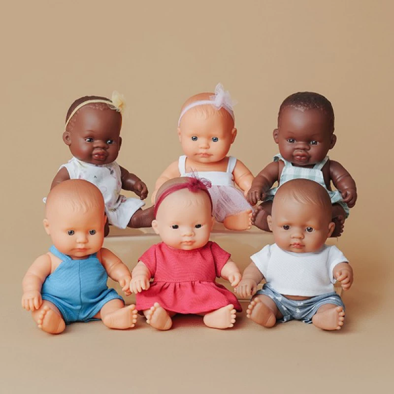 Miniland Αρωματική Κούκλα με Ρουχαλάκια African Girl 21εκ