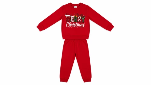 Trax Πυτζάμα Merry Christmas, Κόκκινο
