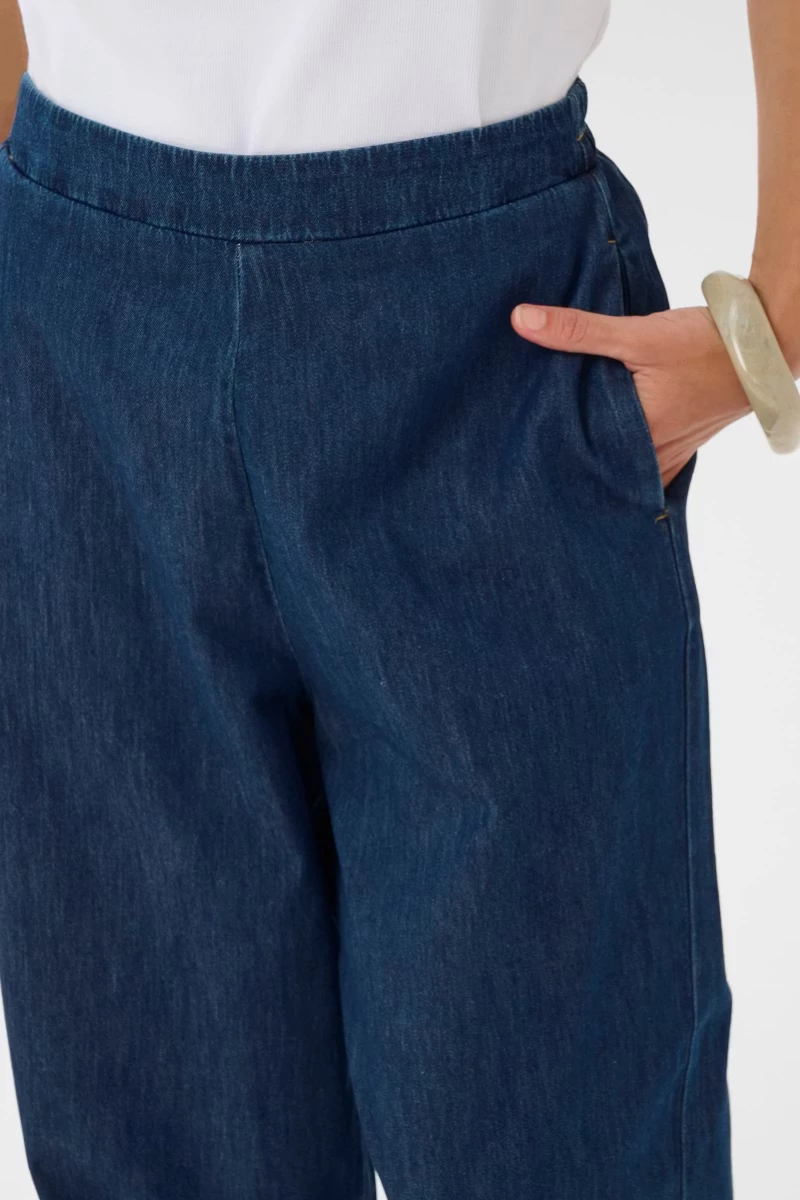 Τζιν παντελόνι με λάστιχο Lava Culture - Denim Blue
