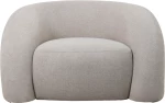 Πολυθρόνα Lexy  κρεμ ύφασμα 100x89.5x60εκ