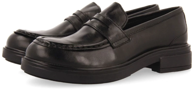 Δερμάτινα loafers  Gioseppo Lanach-Black
