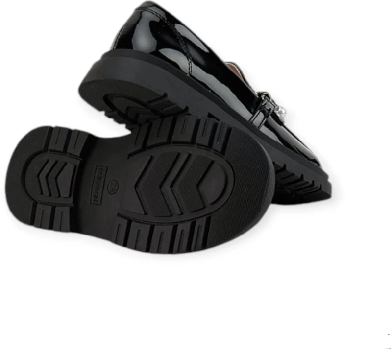 Παπούτσια loafers τρακτερωτή σόλα Mayoral 46471-Negro