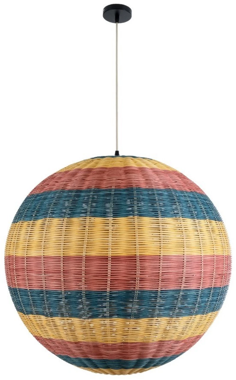 Φωτιστικό Οροφής Κρεμαστό Caballeros 02063 Boho 1xE27 IP20 70x70cm Multi GloboStar