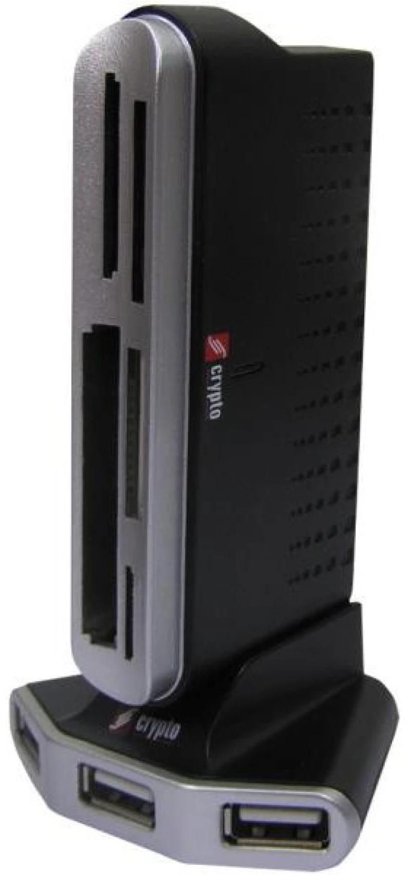 CRYPTO UHR-550 Hub x3 USB & Αναγνώστης Καρτών