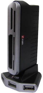 CRYPTO UHR-550 Hub x3 USB & Αναγνώστης Καρτών