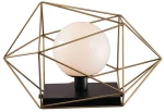 Φωτιστικό Επιτραπέζιο I-Abraxas-L1 Oro Black-Gold Luce Ambiente Design Μέταλλο