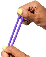 ROMP - REMIX TRIO SET OF 3 PURPLE SILICONE PENIS RINGS