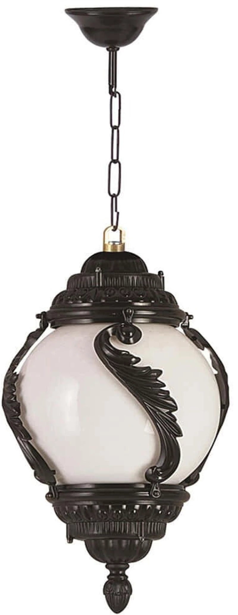 Φωτιστικό Οροφής 685AVN1211 Φ30x85cm E27 40W Black Opviq