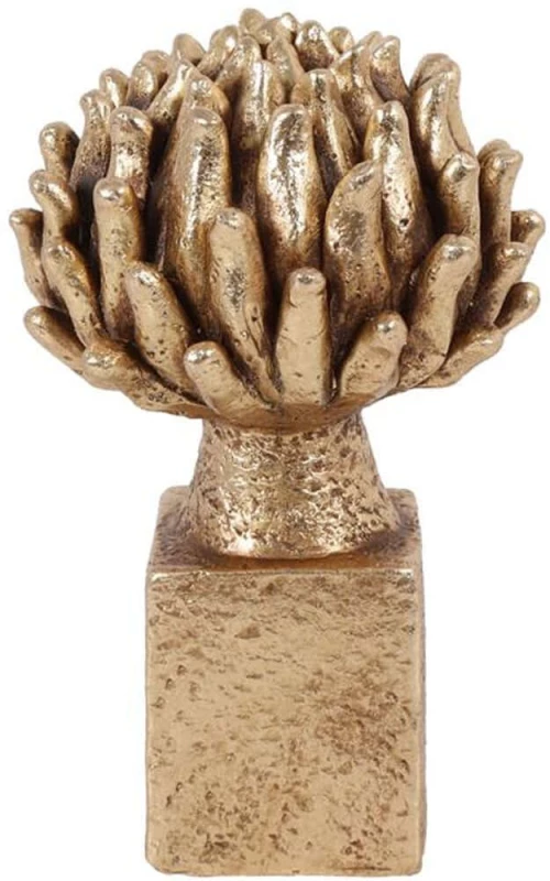 Διακοσμητικό Κουκουνάρι 013.823922 12x19,5cm Gold
