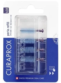 Curaprox CPS Perio Refill 408 Ανταλλακτικά Μεσοδόντια Βουρτσάκια 4τμχ