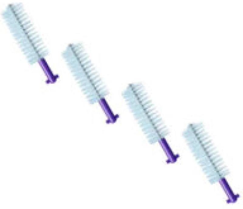 Curaprox CPS Perio Refill 408 Ανταλλακτικά Μεσοδόντια Βουρτσάκια 4τμχ