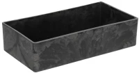 Δίσκος μελαμίνης γκρι 20x11Η5cm