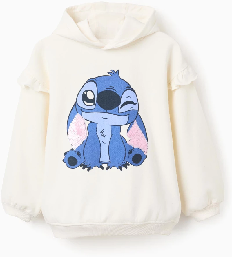 Zippy Μπλο΄υζα Φούτερ Stitch Εκρου 15-ZKGAP0202_25075 Κορίτσι