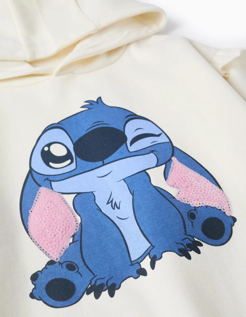 Zippy Μπλο΄υζα Φούτερ Stitch Εκρου 15-ZKGAP0202_25075 Κορίτσι