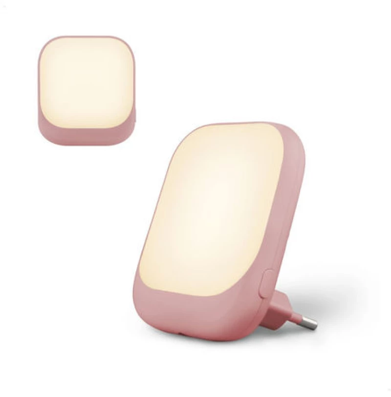 ZAZU Socket Light Φωτάκι Πρίζας Led με Αισθητήρα Νυκτός Ροζ ZA-SOCKET-03