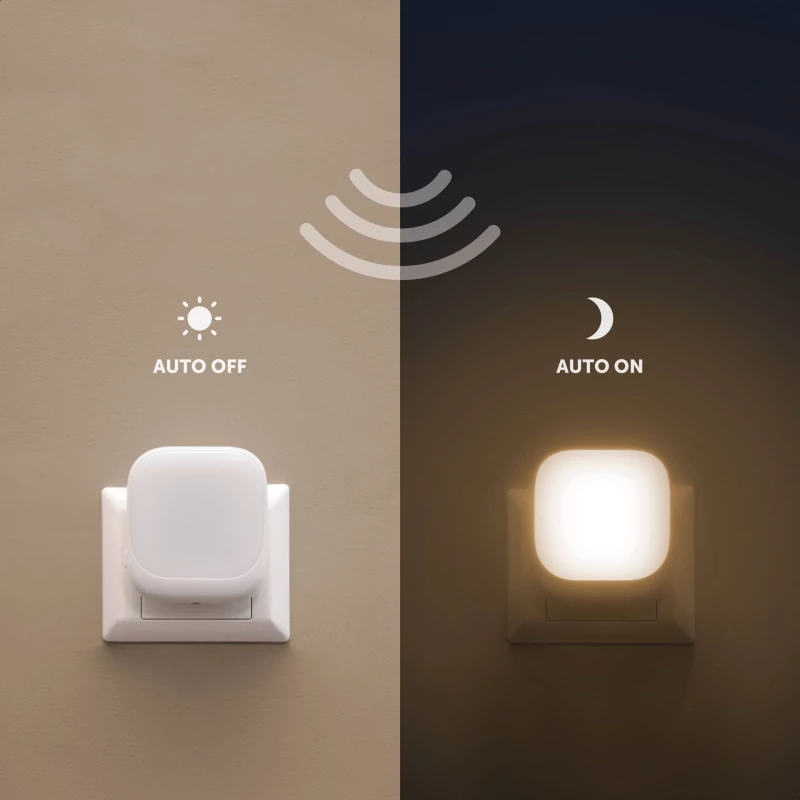 ZAZU Socket Light Φωτάκι Πρίζας Led με Αισθητήρα Νυκτός Ροζ ZA-SOCKET-03